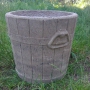 Džber dřevo - umělý kámen - pískovec